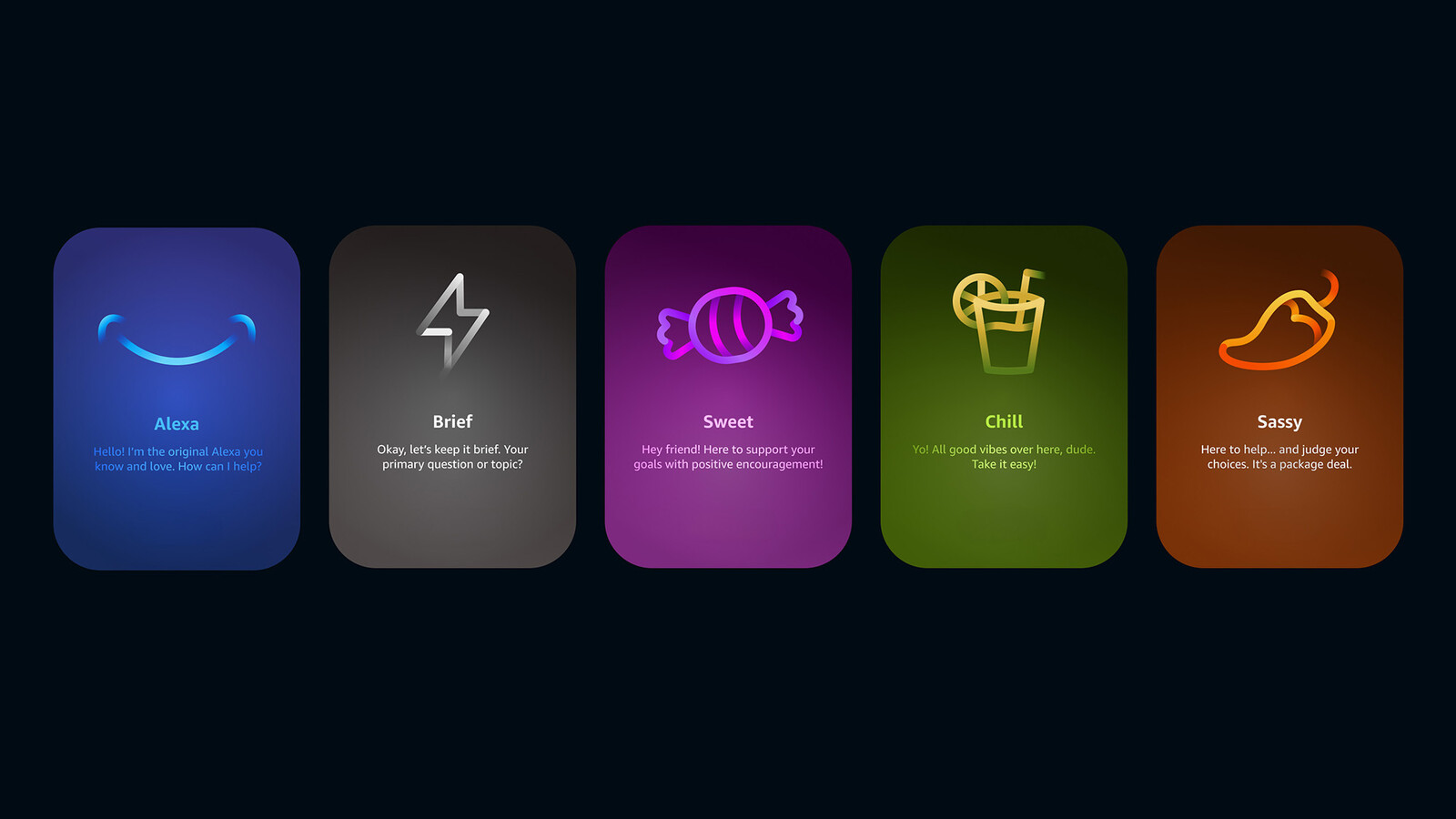 Amazon Alexa Podcasts host personality options within Alexa+
