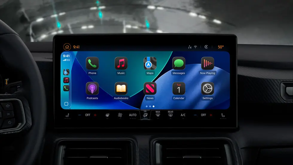 iOS 26 CarPlay dark mode preview, the in-car interface Apple iterated on through iOS 26 and will refresh again in iOS 27