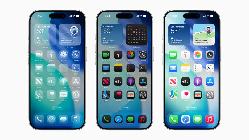 iOS 26 home screen customization preview, the visual baseline Apple will iterate on for iOS 27