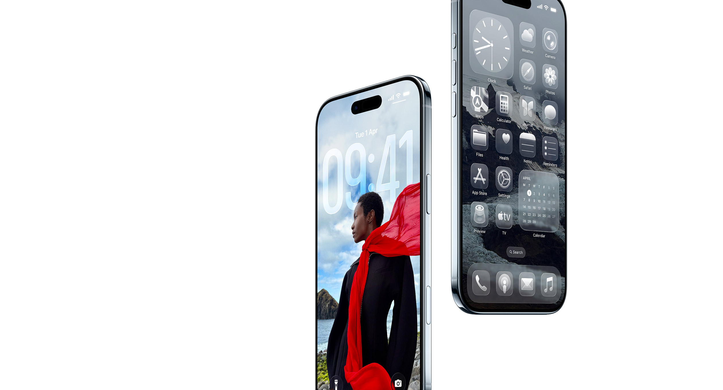 iPhone Air UK highlights gallery from Apple showing iOS 26 features on the 6.5-inch display