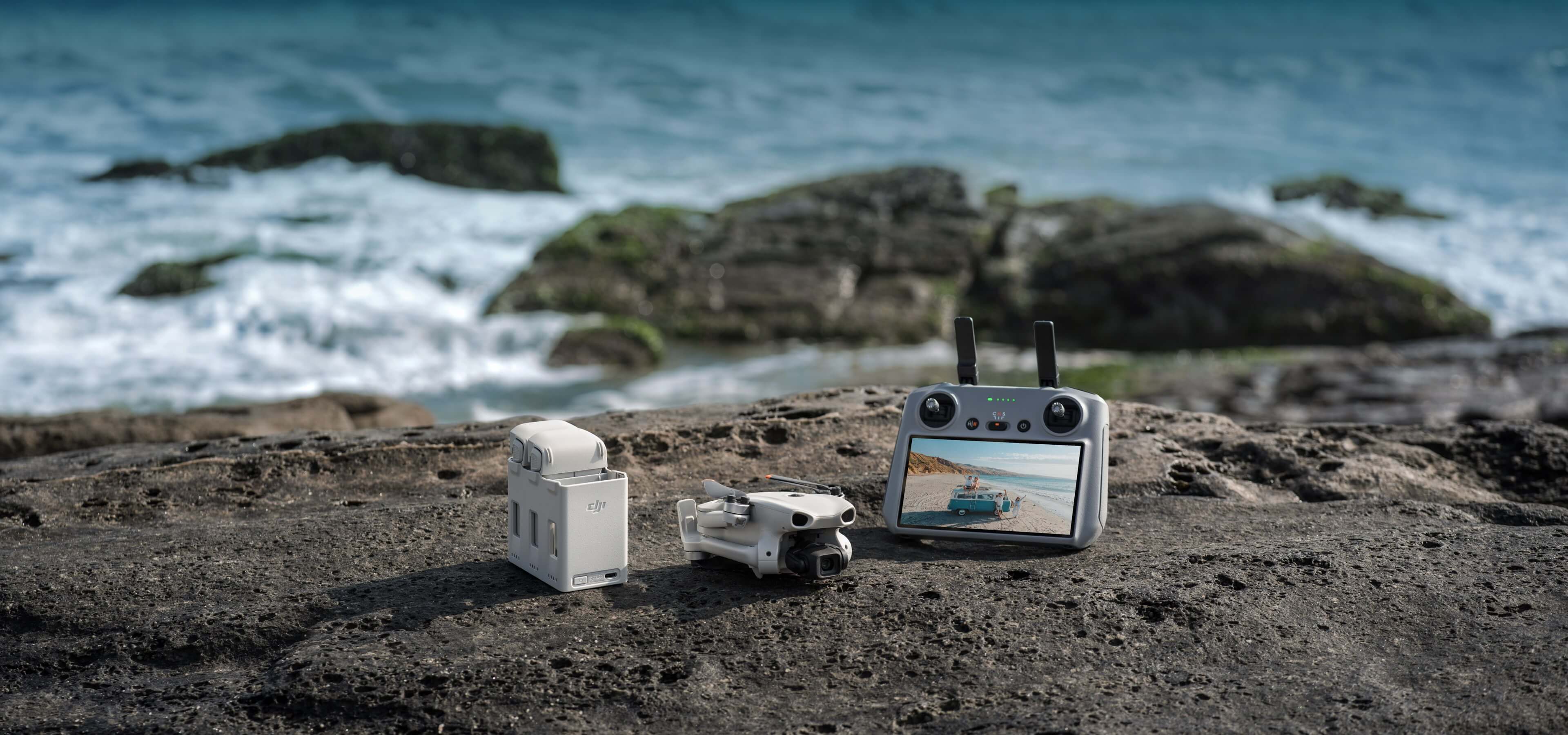 DJI Lito X1 UK Fly More Combo with the DJI RC 2 touchscreen controller and charging case