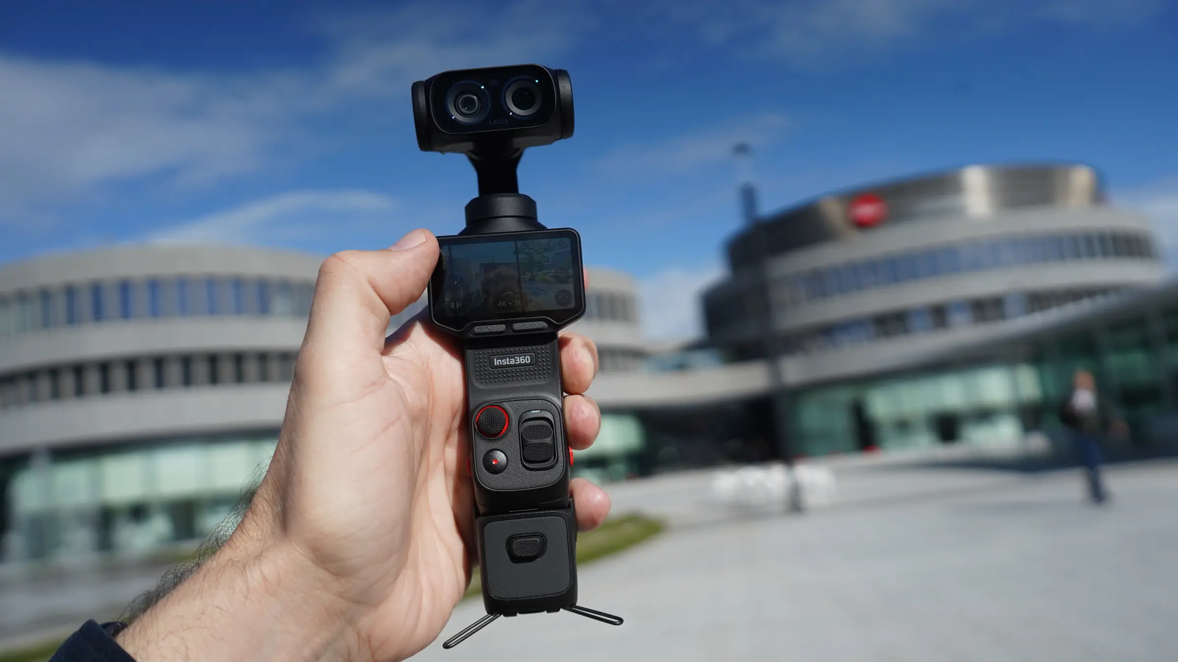 Insta360 Luna Ultra at the Leica campus in Wetzlar, the pre-launch event held on 22 May 2026