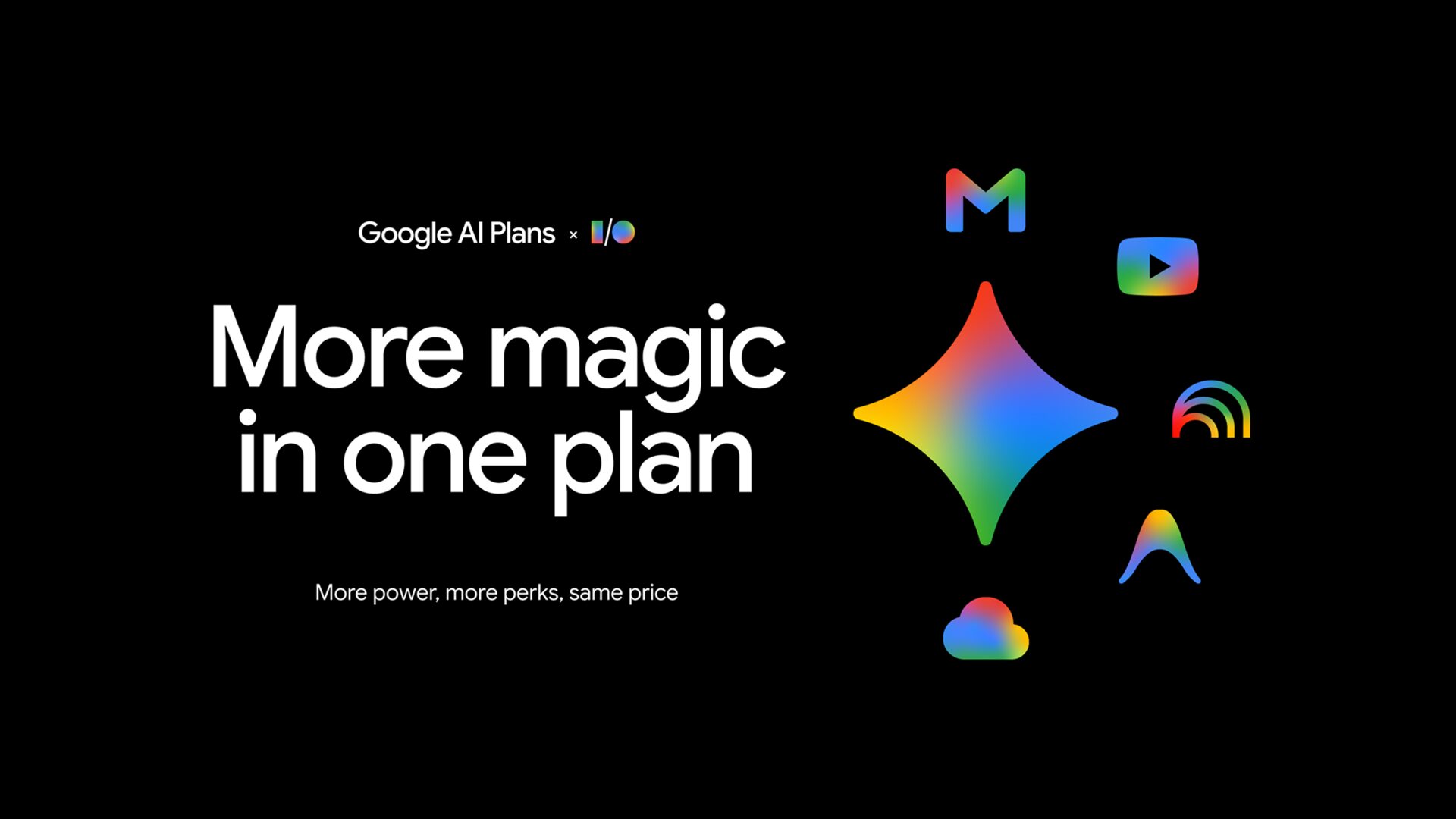 Google AI Ultra three-tier subscription header from I/O 2026