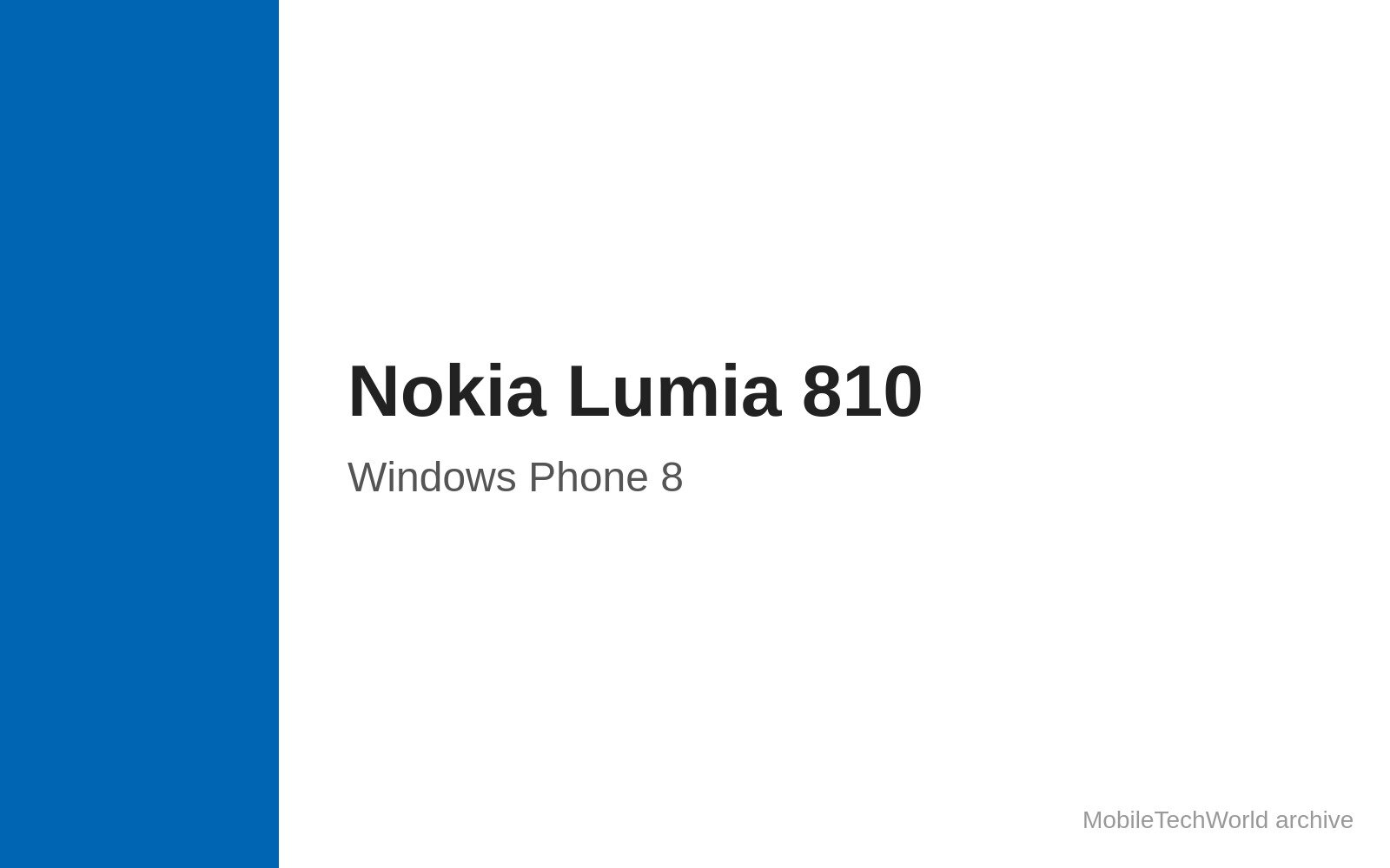Nokia Lumia 810 featured image