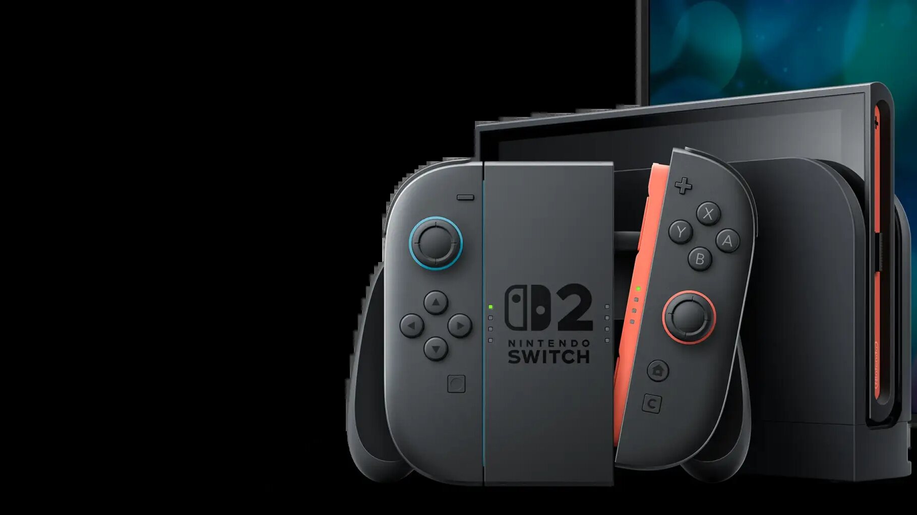 Nintendo Switch 2 UK in handheld mode with 7.9 inch screen