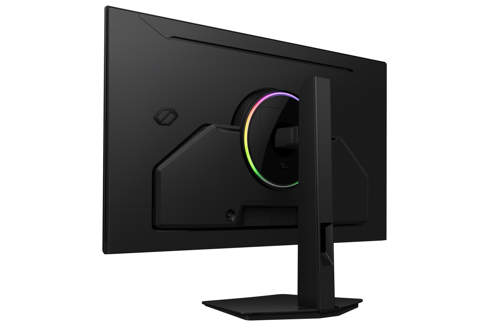 Samsung Odyssey G8 6K gaming monitor stand and rear ports