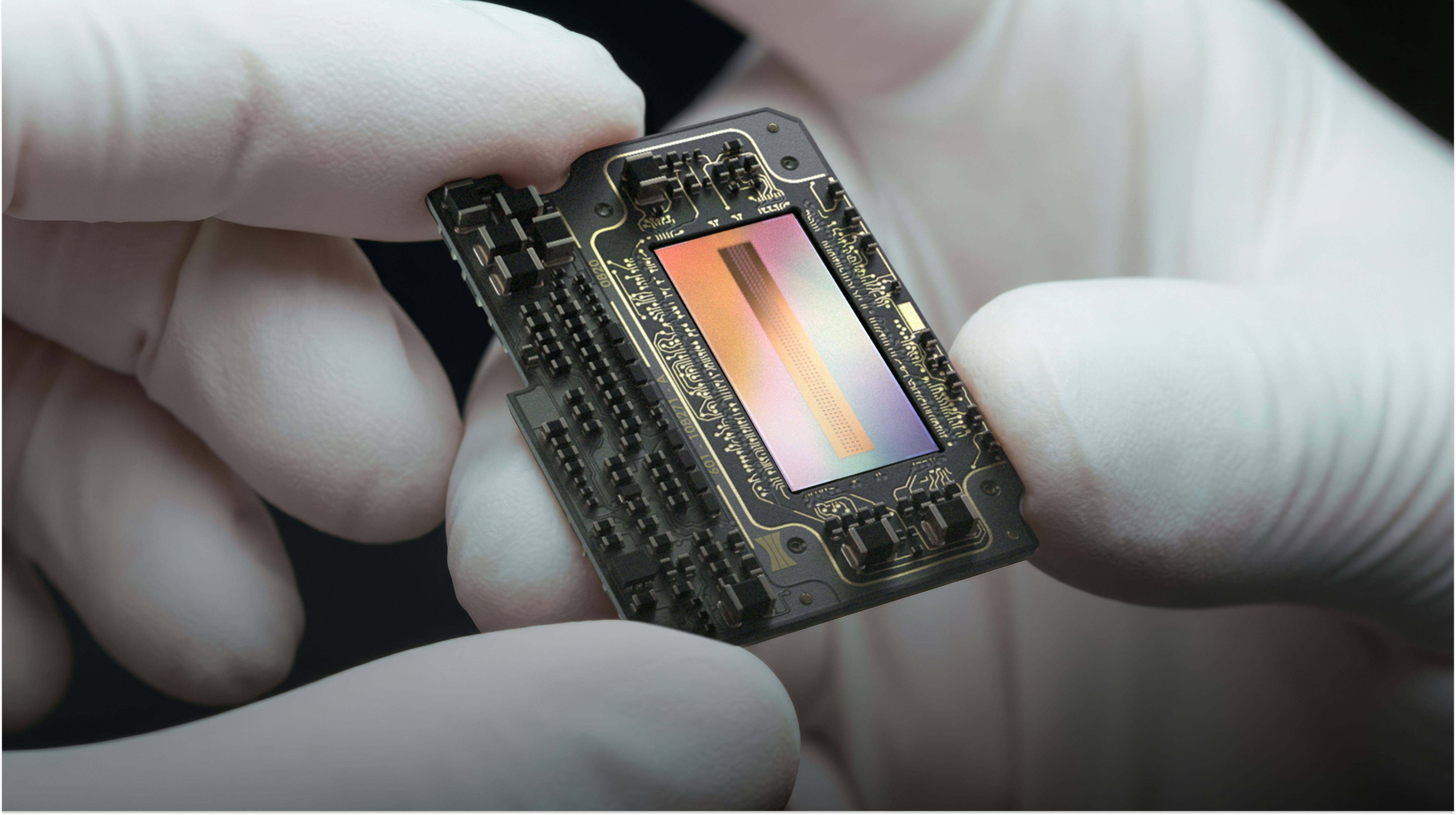 Ouster Rev8 lidar L4 Silicon chip detail