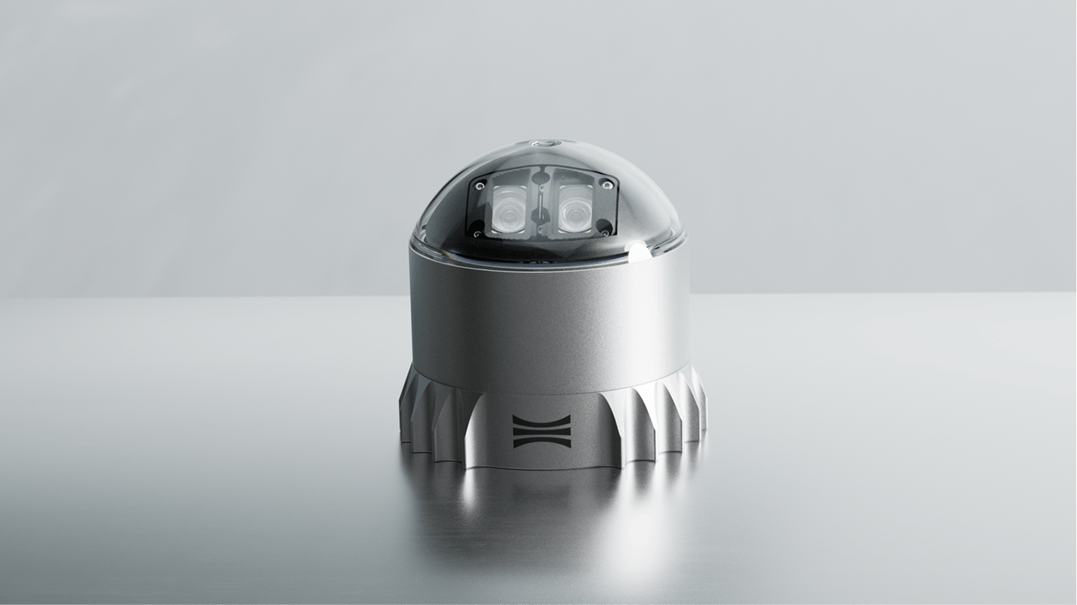 Ouster Rev8 lidar OSDome hemispherical sensor official image