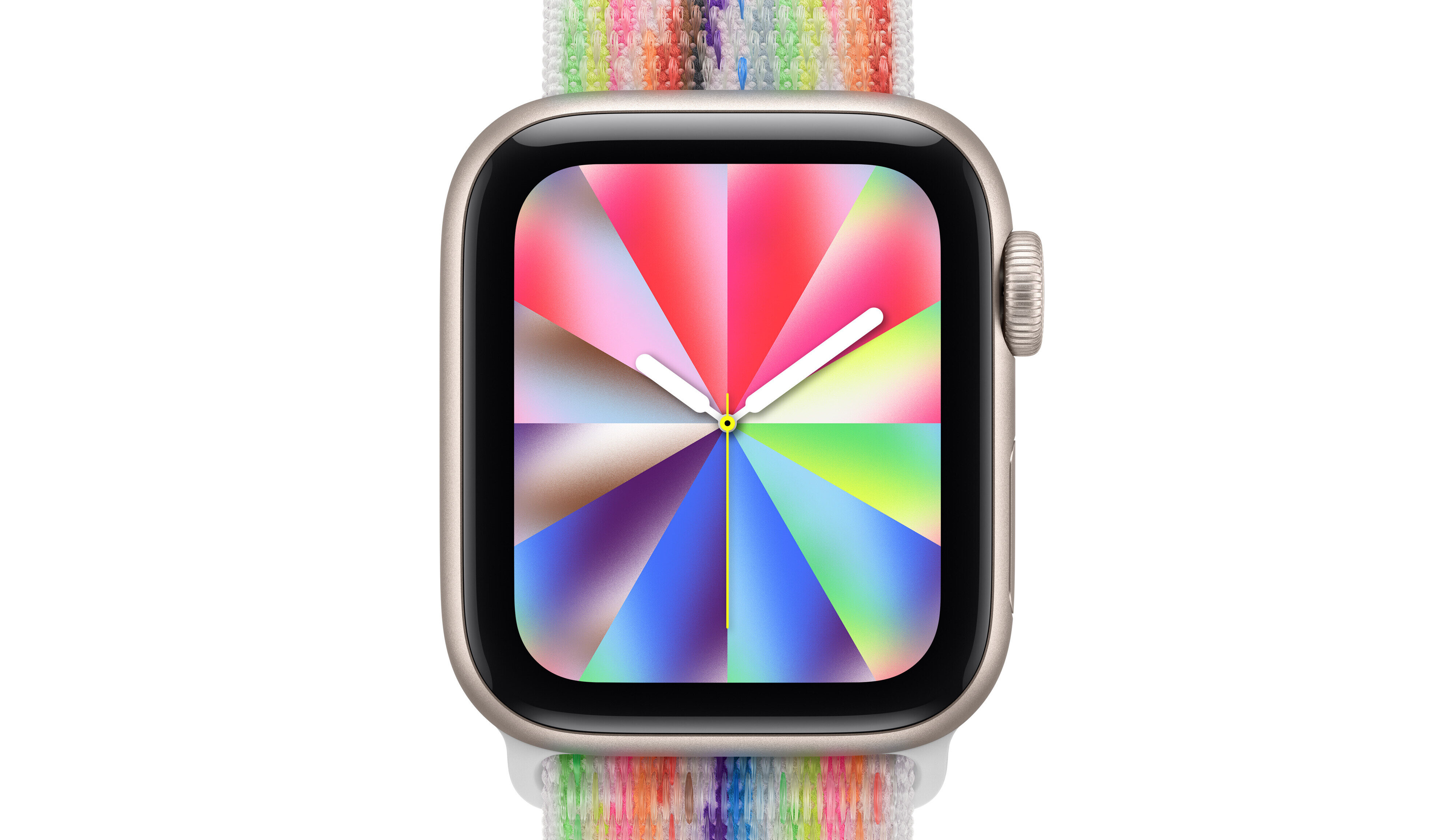 Apple Watch Pride Luminance face on Pride Sport Loop UK 2026