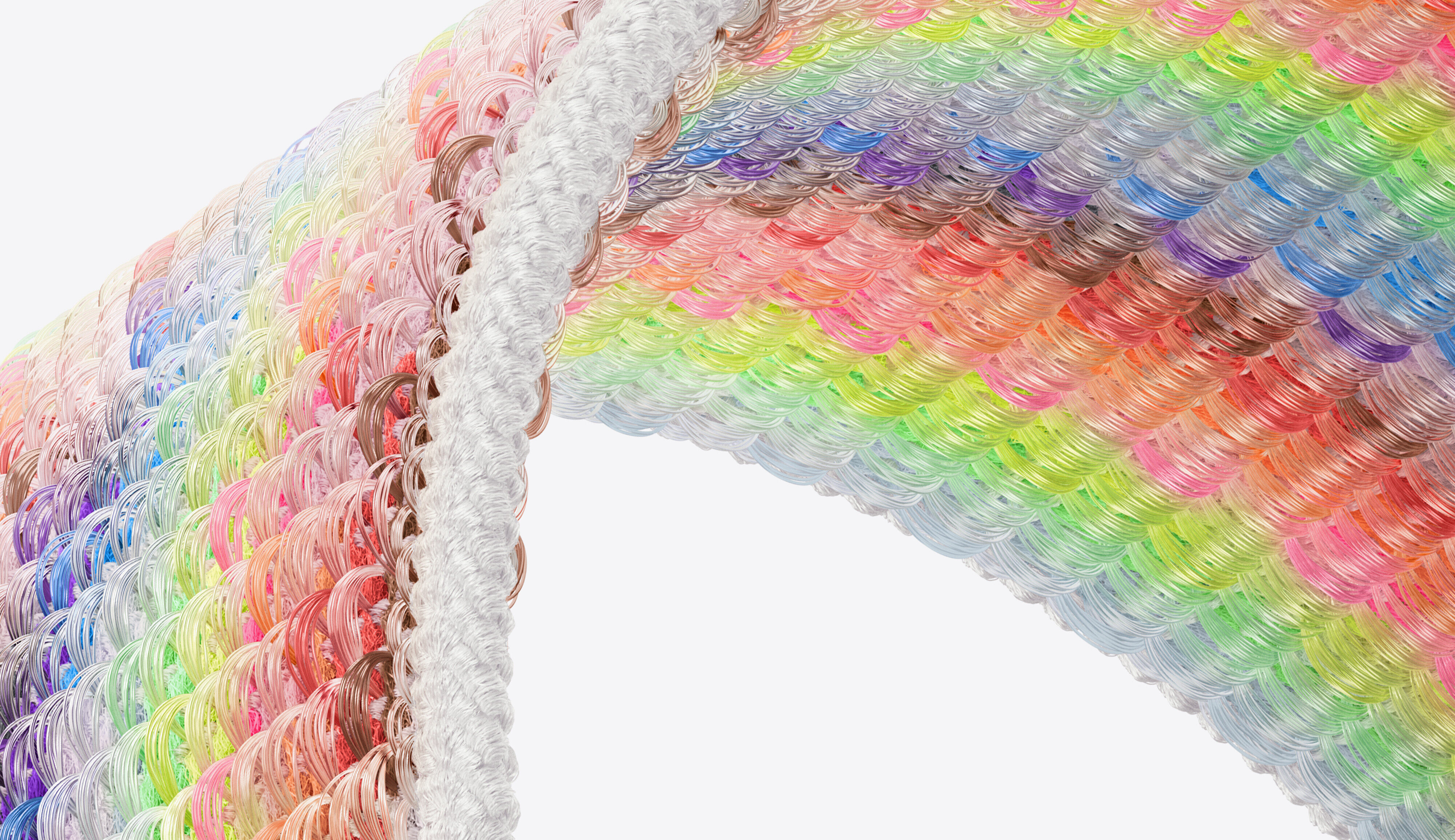 Apple Pride Sport Loop UK 2026 woven nylon close up