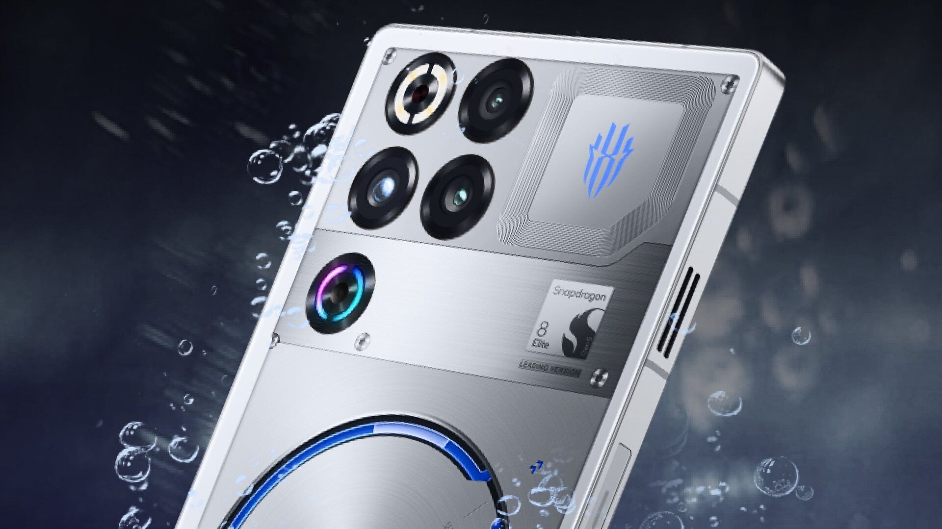RedMagic 11S Pro UK Subzero rear camera array and Snapdragon 8 Elite Gen 5 Leading Version chip