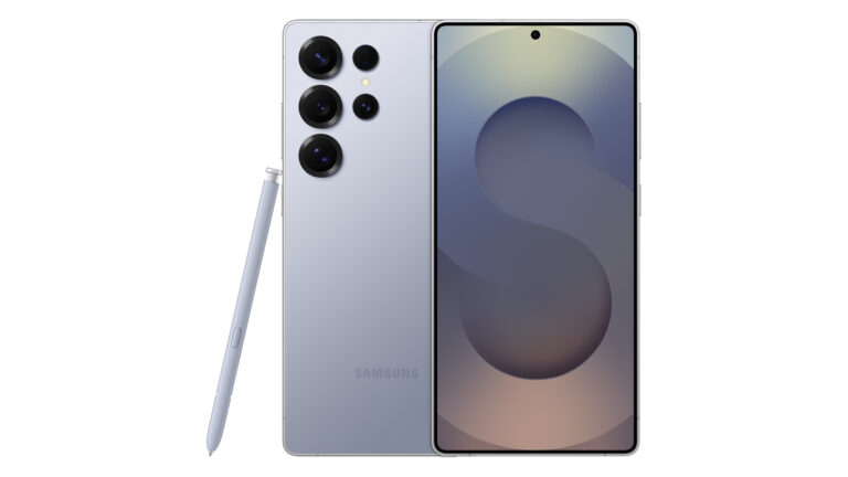 Galaxy S25 Ultra showing the Android AI upgrade question for UK buyers