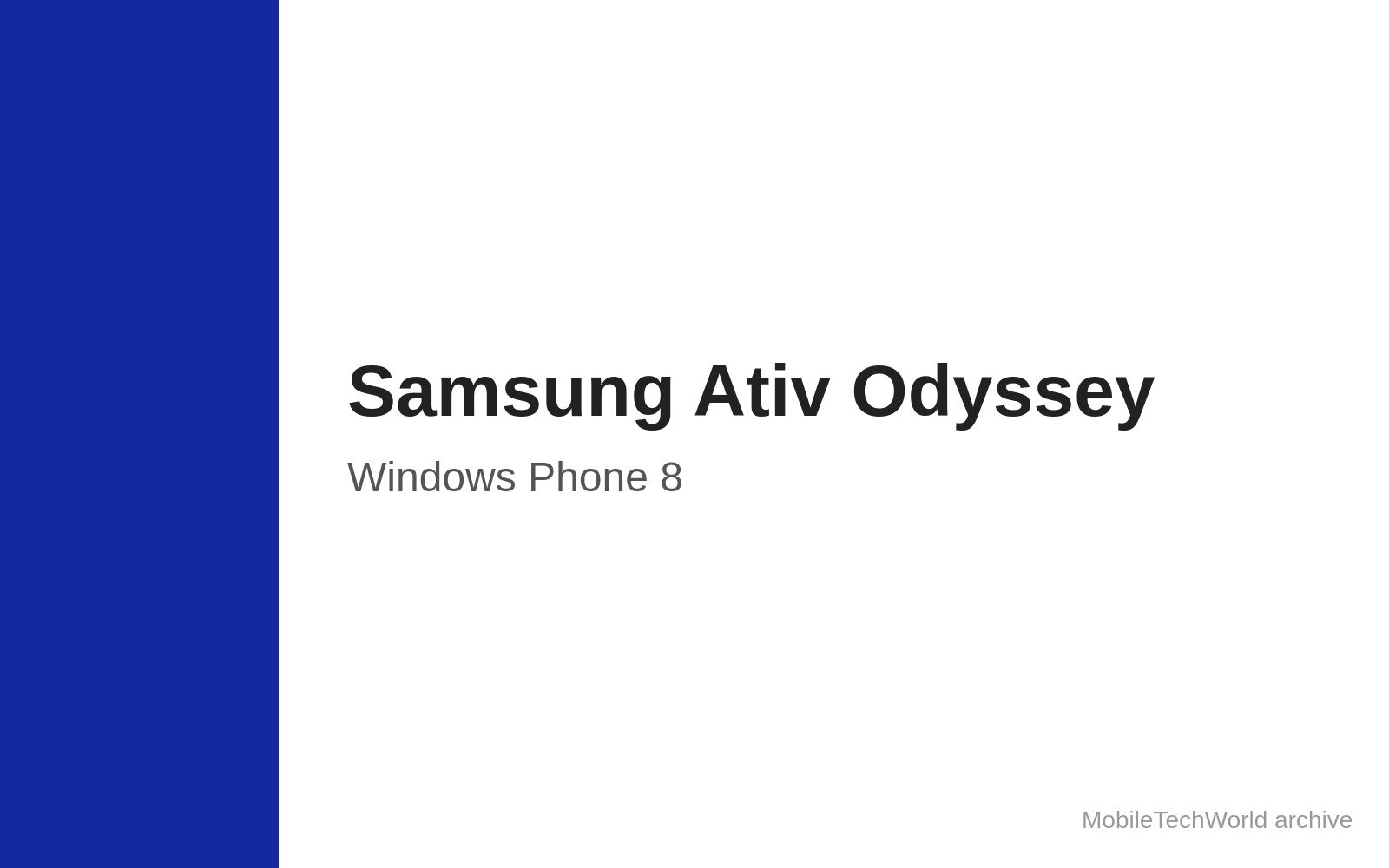 Samsung Ativ Odyssey featured image