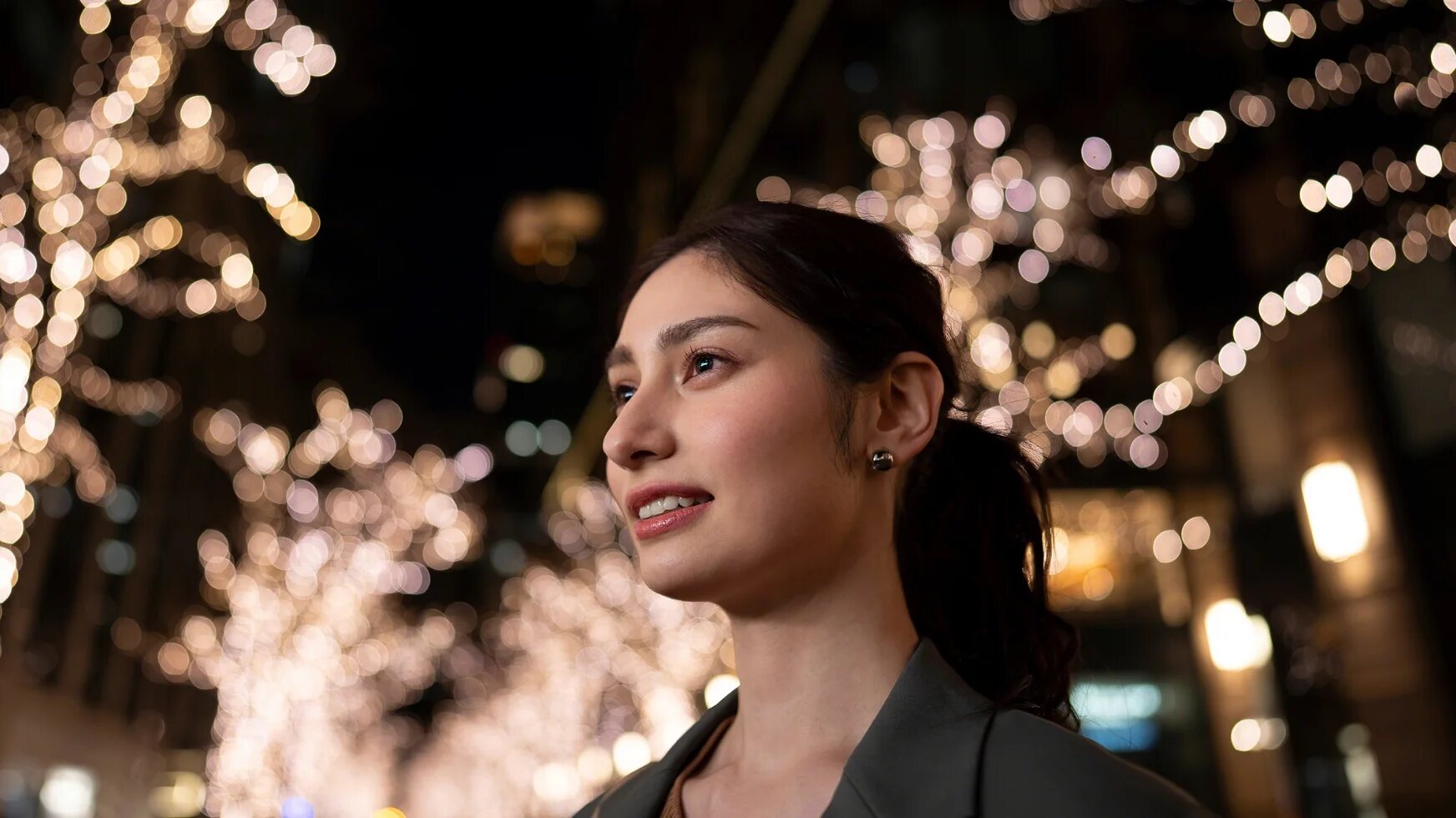 Sony Xperia 1 VIII UK low-light portrait sample showing Alpha tuned bokeh