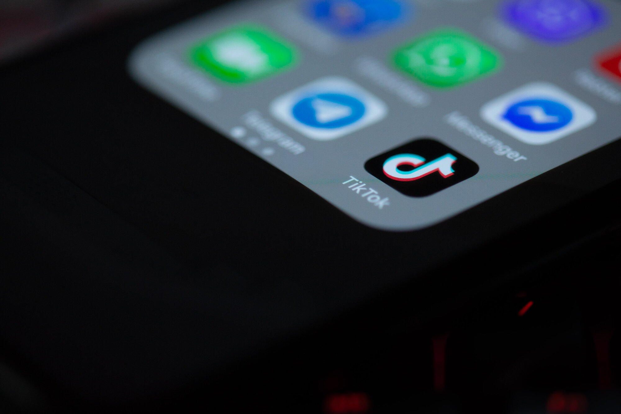 TikTok Ad-Free UK subscription app on mobile phone