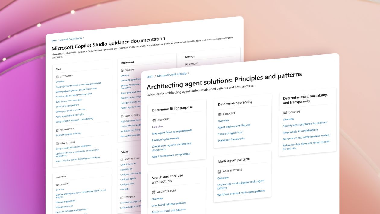 Microsoft Copilot Studio new resources and templates product screenshot