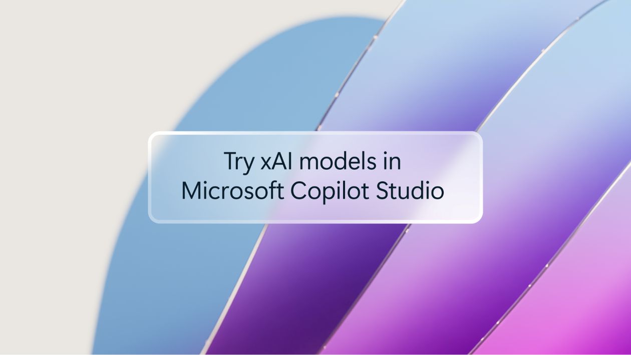 Microsoft Copilot Studio xAI third-party model integration product screenshot