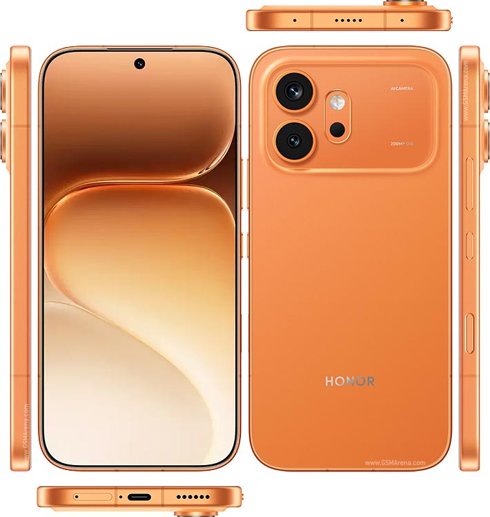 Honor 600 flagship phone in studio shot
