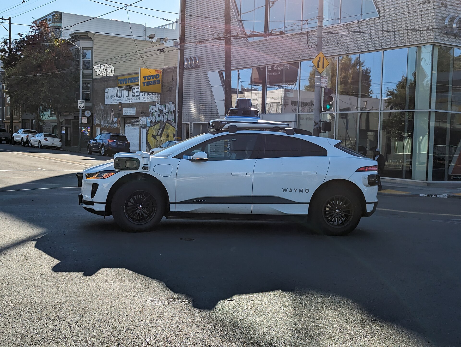 Waymo robotaxi recall Jaguar I-Pace fleet in San Francisco