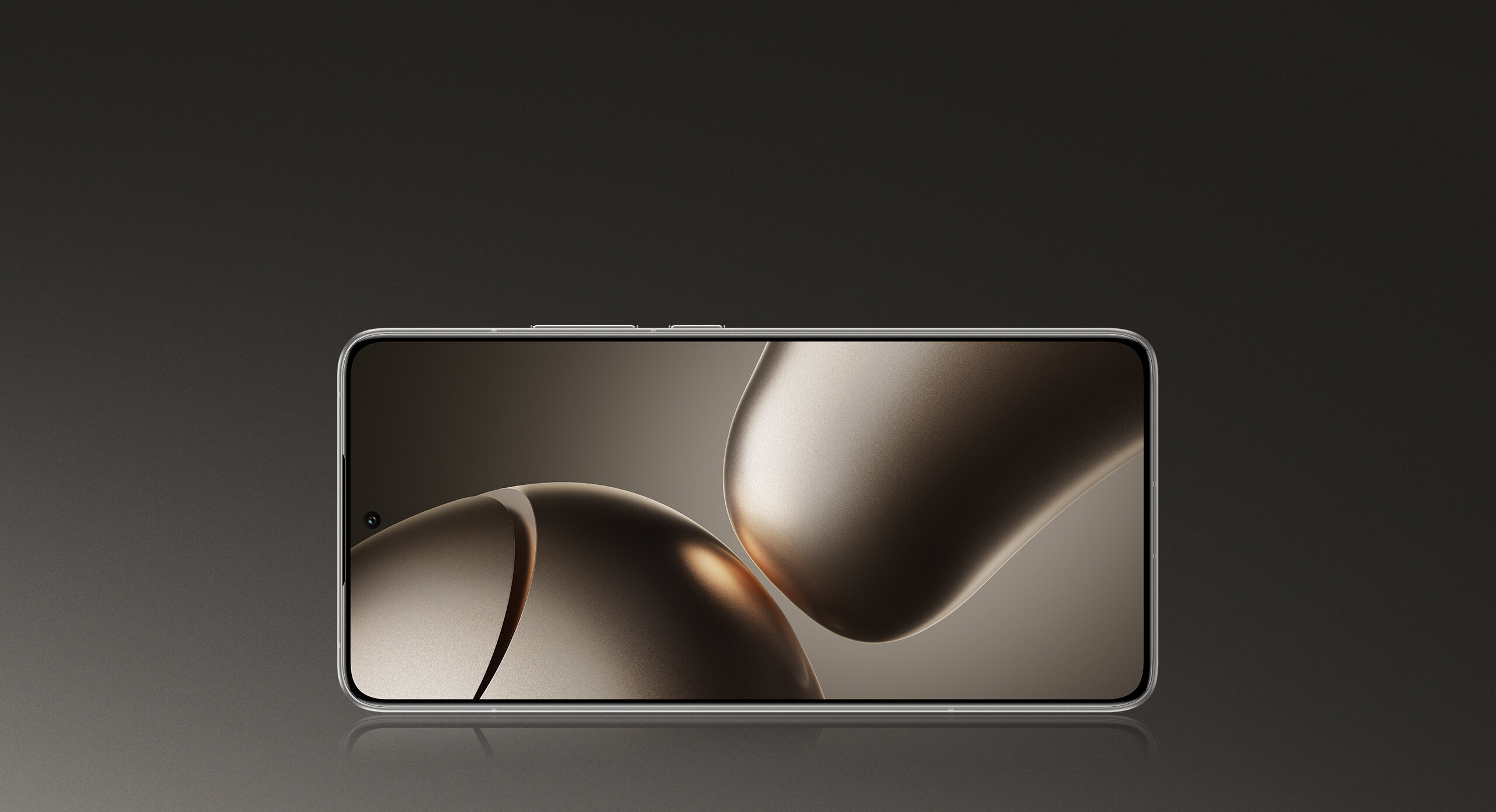 Xiaomi 14T Pro front showing the 6.67-inch CrystalRes AMOLED display in landscape
