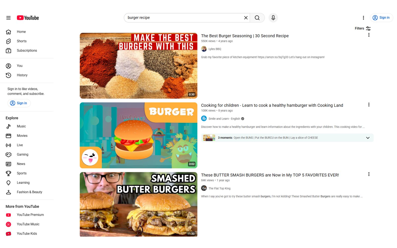 YouTube video service