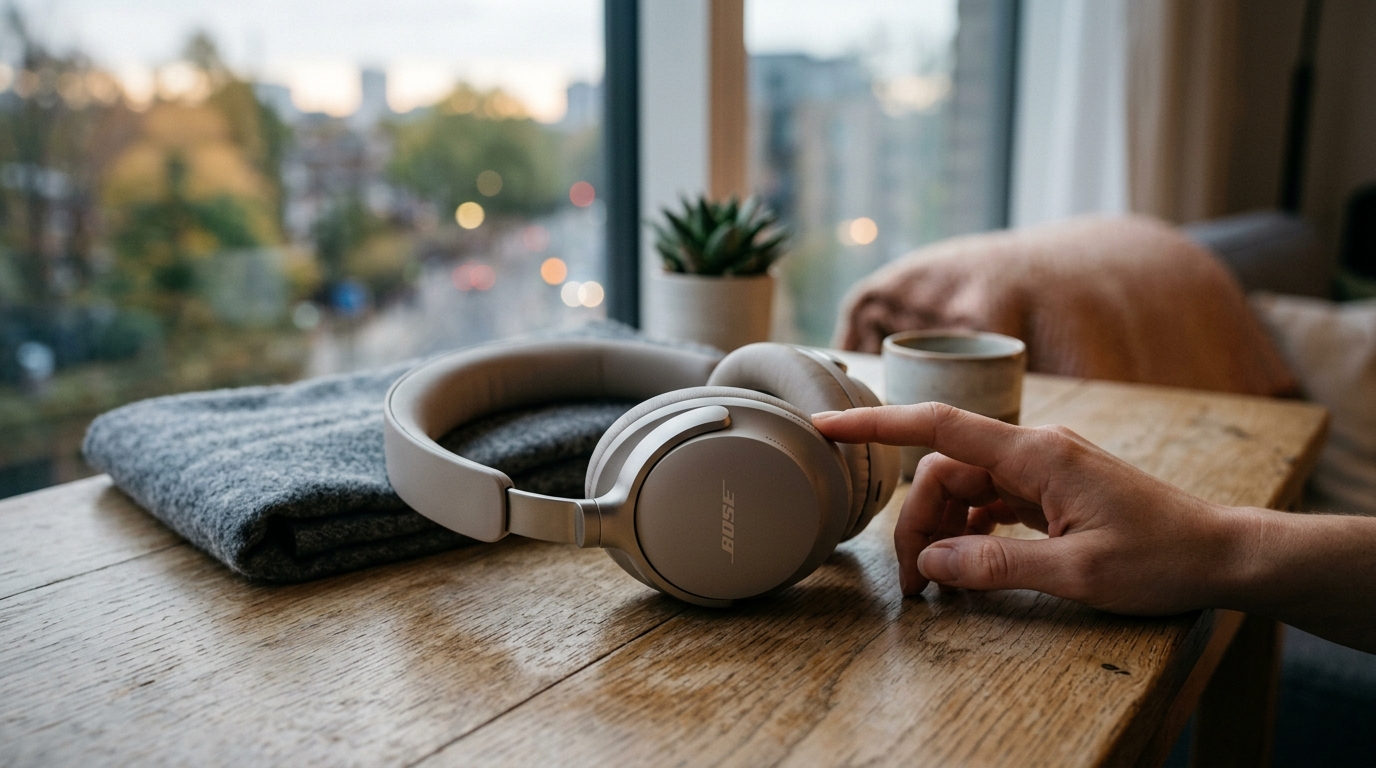 Bose QuietComfort Ultra Headphones UK 2026 review: Driftwood Sand, firmware update and Son