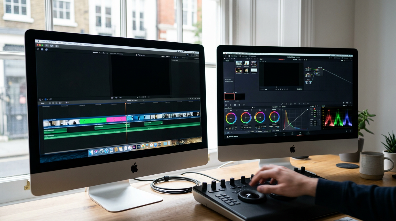 Final Cut Pro vs DaVinci Resolve in 2026: which video editor for a UK Mac creator?