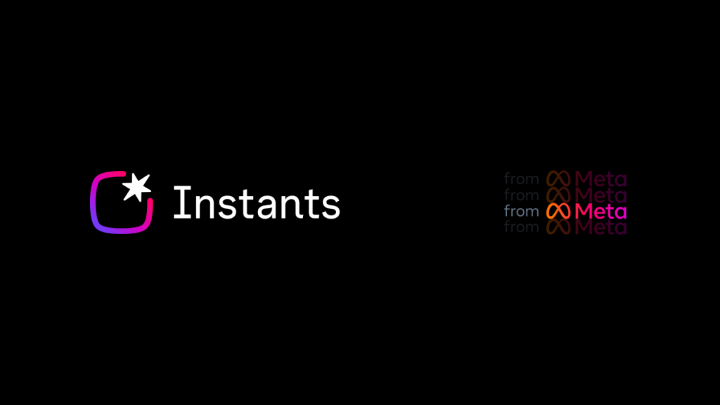 Instagram sharing interface showing in-the-moment creator content