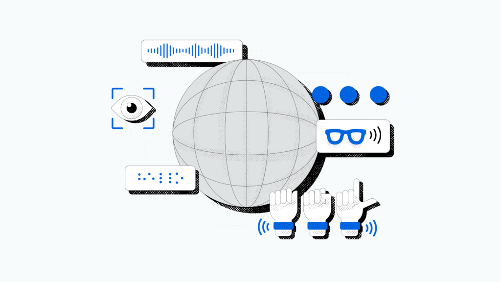 Meta AI wearable being used to improve accessibility for a person with a disability