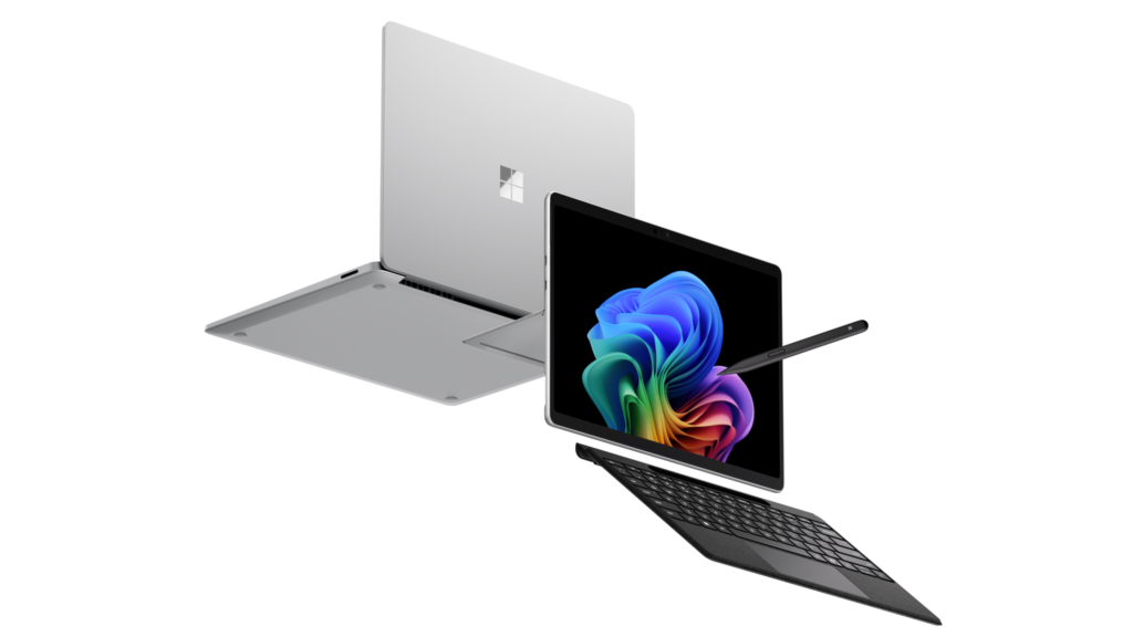 Microsoft Surface business laptops used for AI workloads