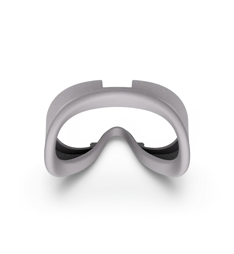 The breathable facial interface of the Meta Quest 3S