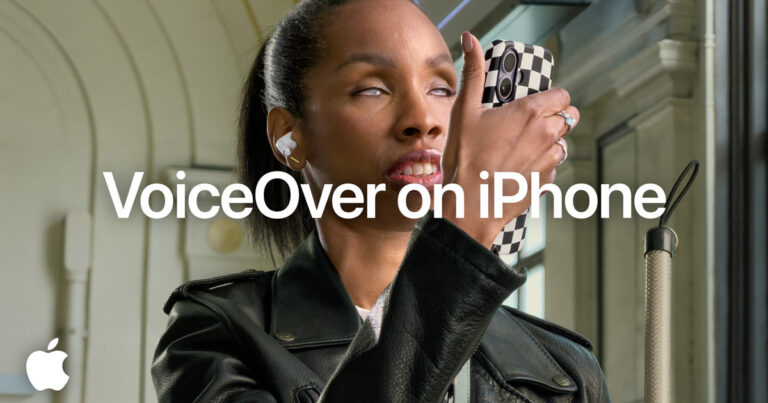 Apple accessibility features and Apple Intelligence promotional image