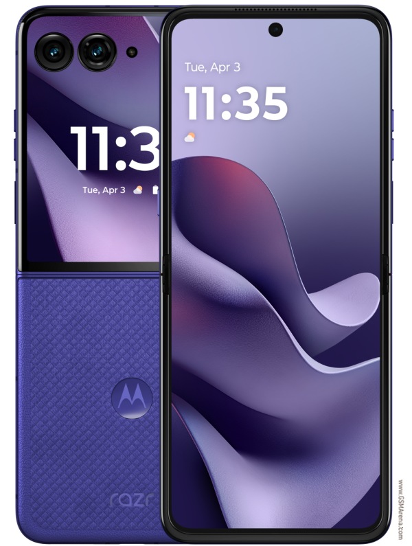 Motorola Razr 70 Ultra 4-inch cover screen closed