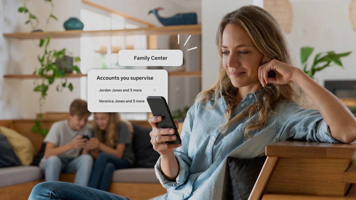 Meta supervision tools showing parents insights into a teen's algorithm