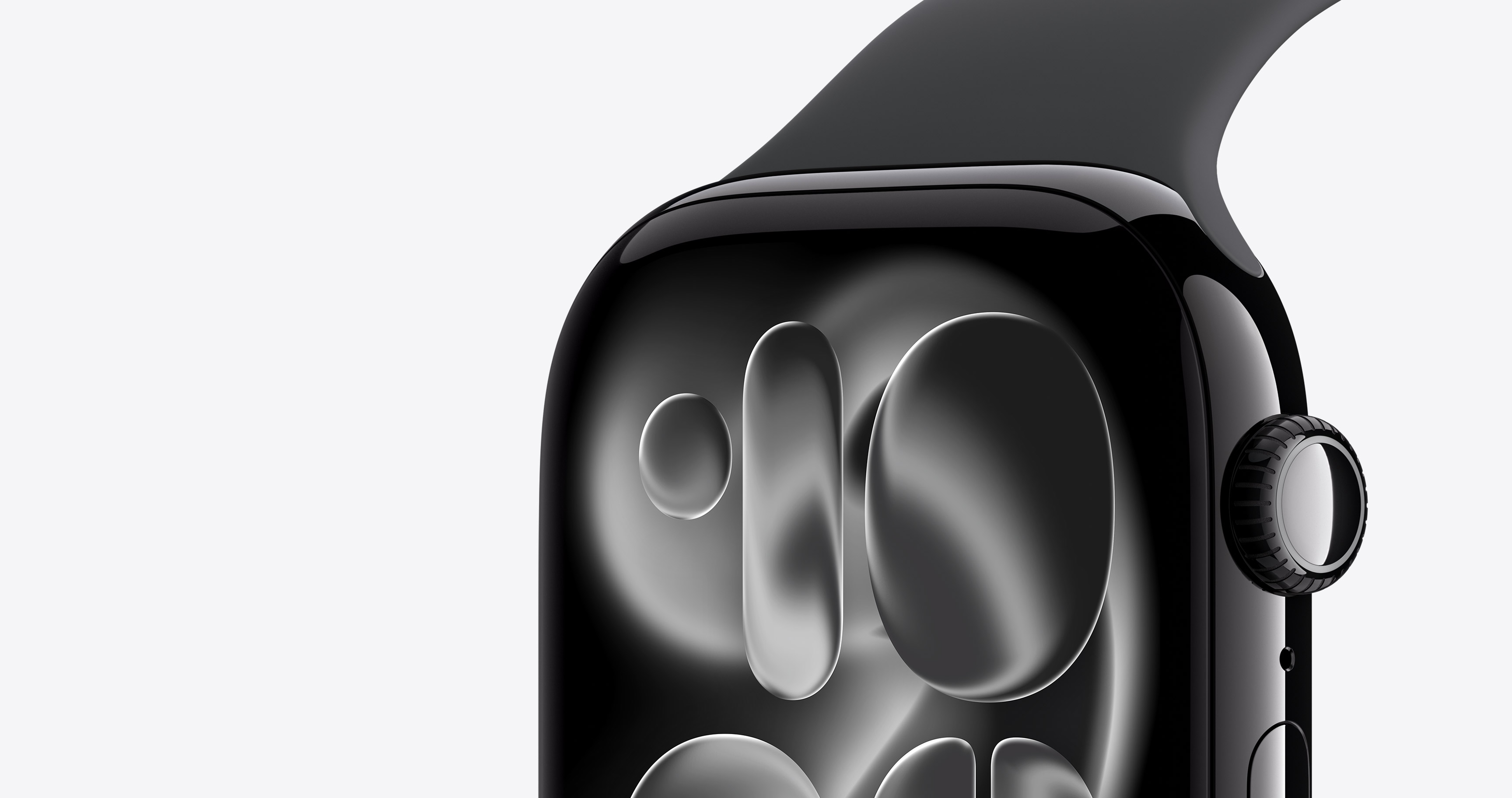 Apple Watch Series 11 in jet black aluminium running watchOS 27