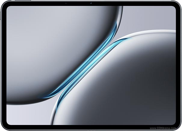 OnePlus Pad Android tablet in grey, landscape front view