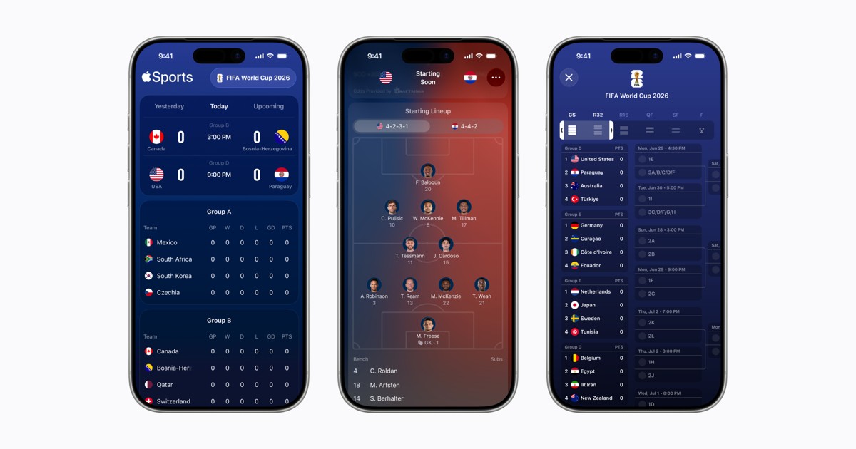 Apple Sports app expanding to more countries and regions