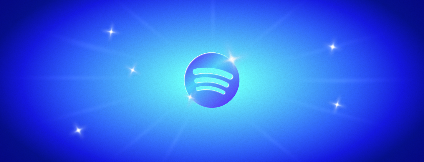 Spotify everyday listening updates header graphic showing playlist folders and queue controls