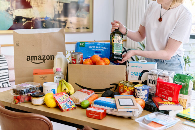 Amazon Prime Day 2026 fresh groceries packed for same-day delivery to a UK shopper