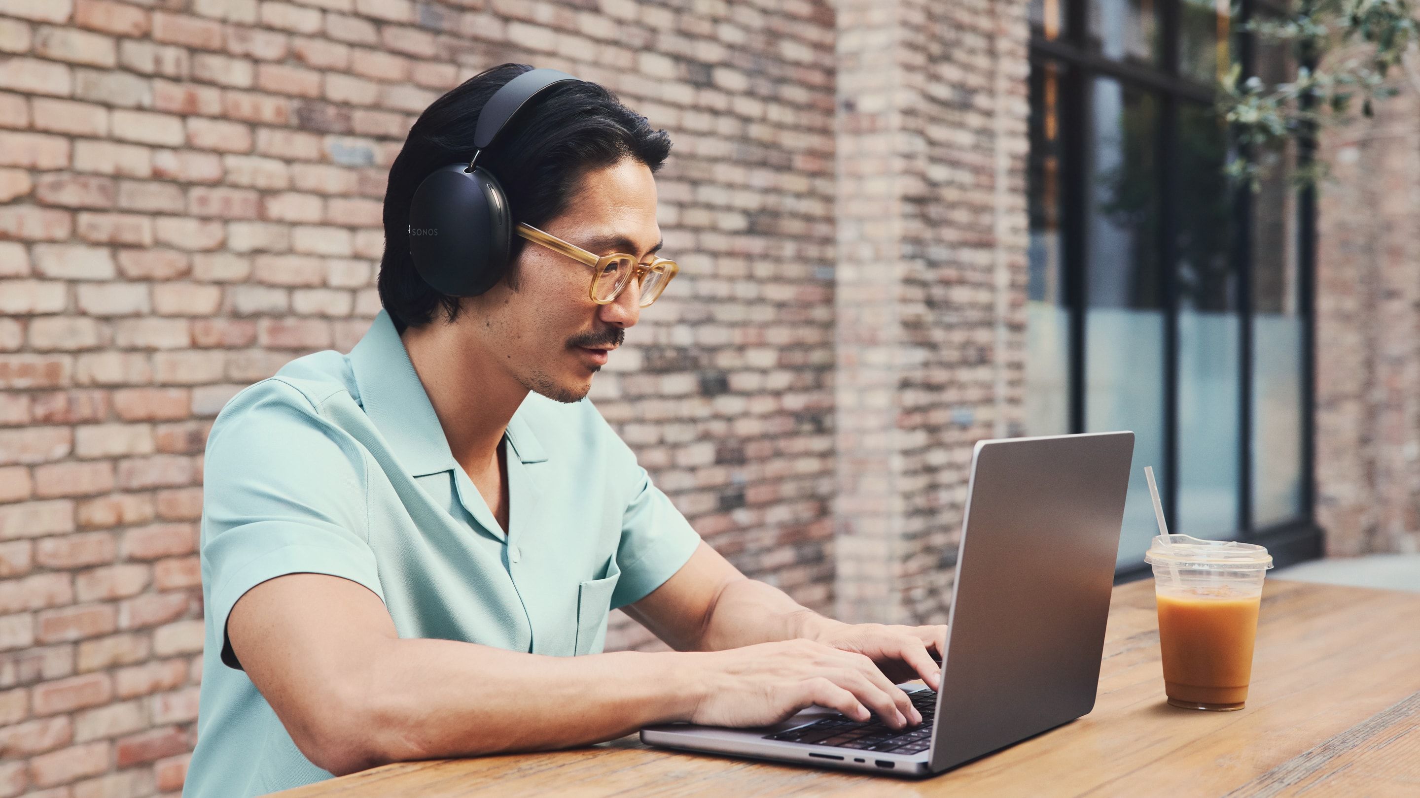 Sonos Ace headphones side profile in black