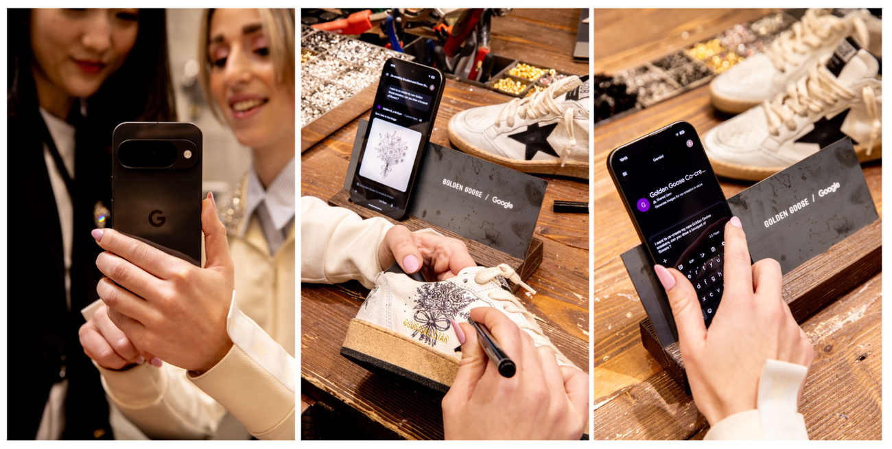Google Pixel used in an everyday lifestyle setting
