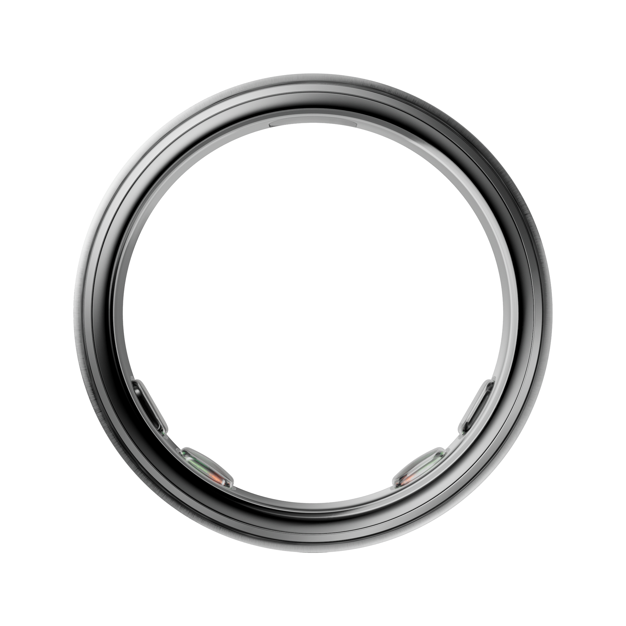 Oura Ring 5 in Brushed Silver premium finish