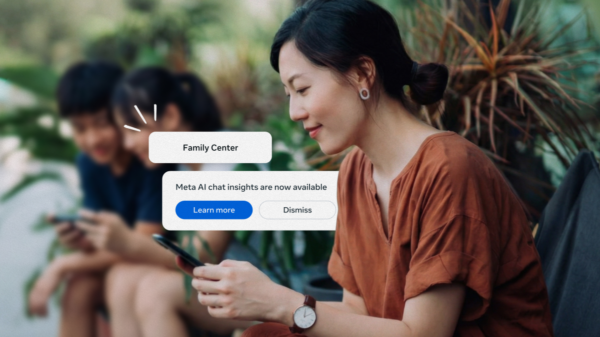 Meta privacy materials on helping parents understand teen conversations with AI