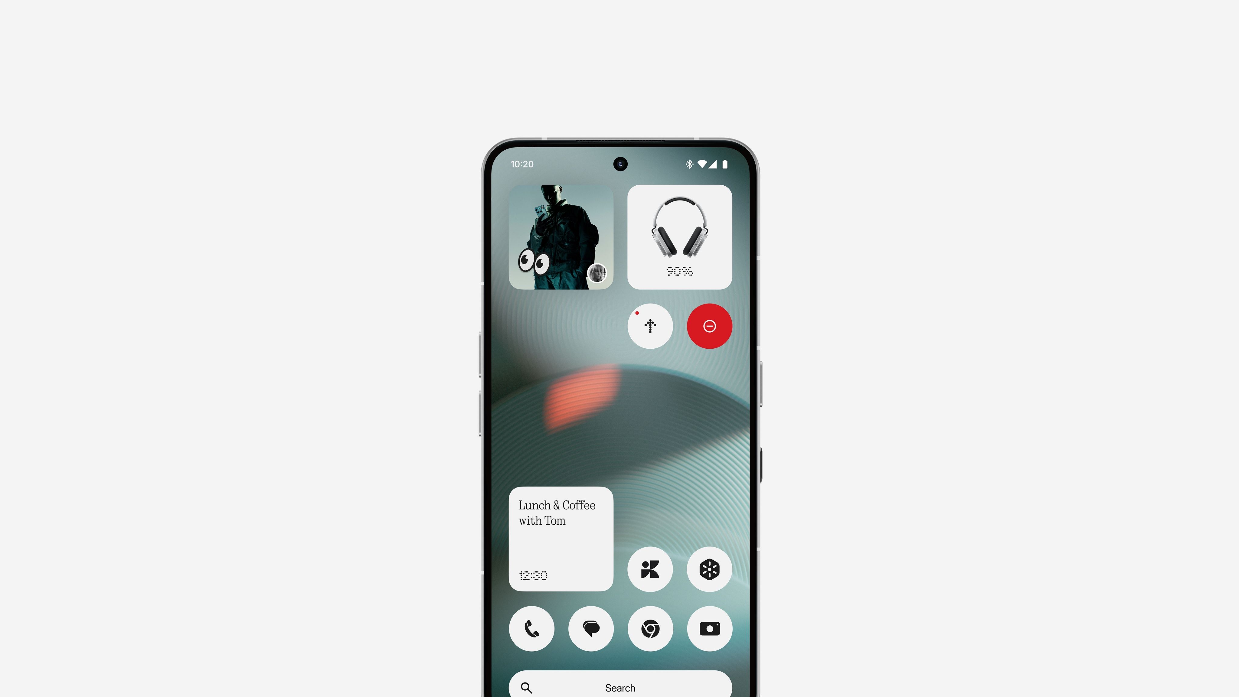 Nothing Phone 3 transparent-style design and flat aluminium frame