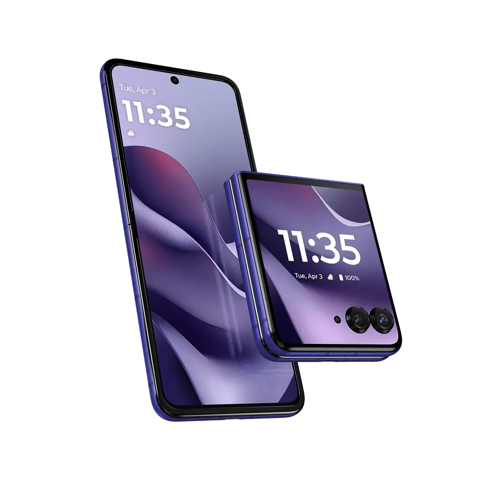 Motorola Razr 70 Ultra official render in new finish folded