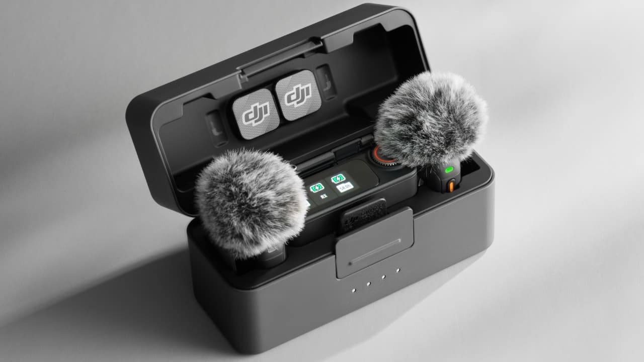 DJI Mic 3 wireless microphone transmitter and receiver
