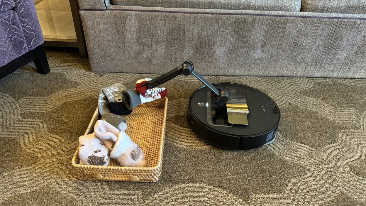 Roborock Saros Z70: the £1,799 robot vacuum with an arm is on sale in the UK