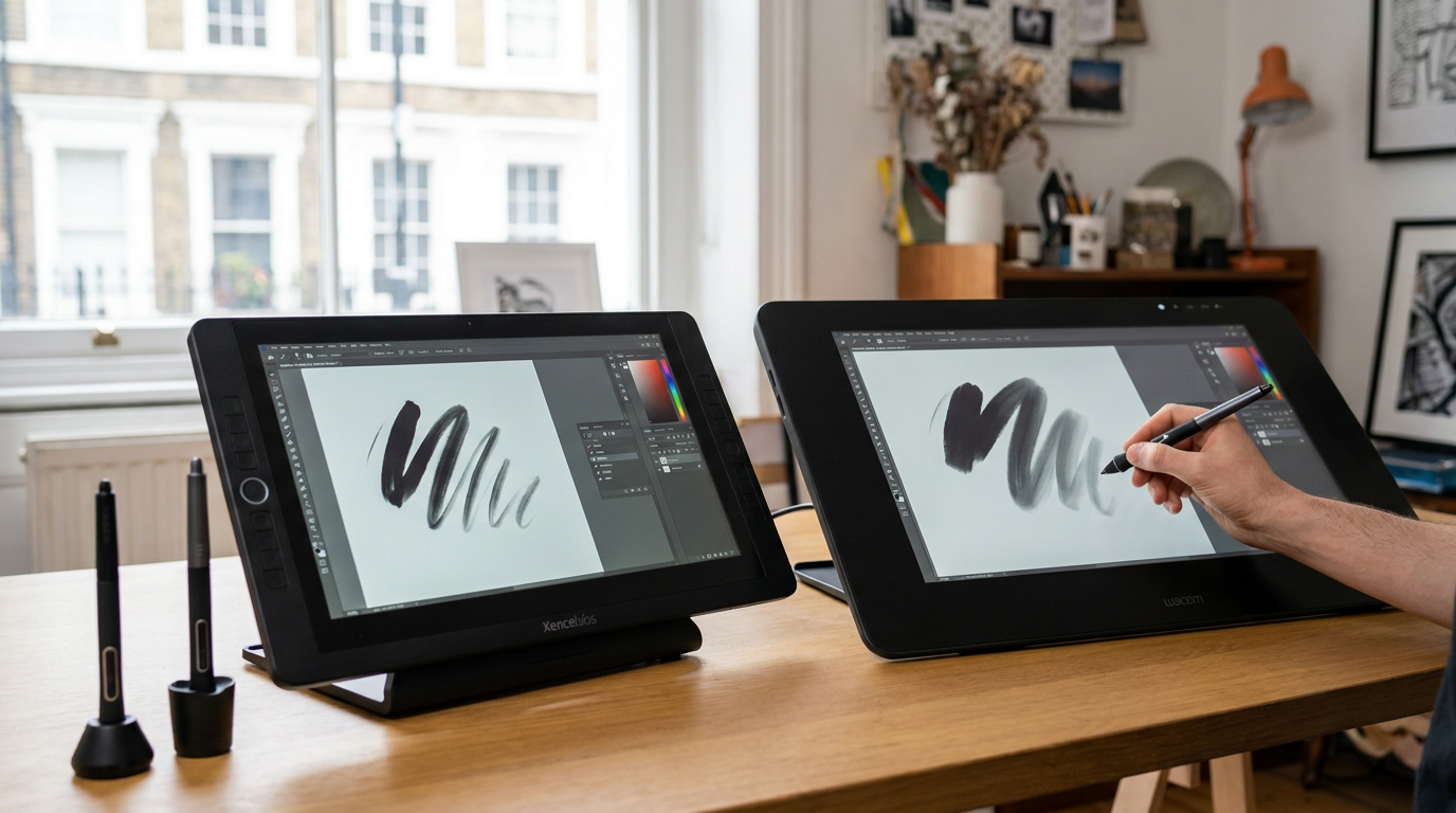 Wacom Cintiq Pro 27 vs Xencelabs Pen Display 24: which UK creator pen display wins in 2026