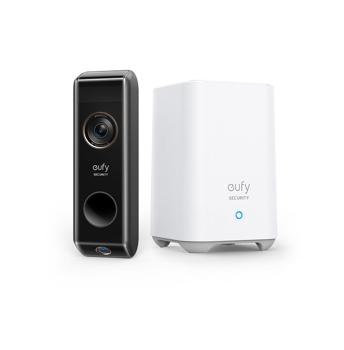 eufy Video Doorbell S330 with the eufy HomeBase, which stores footage locally with no cloud subscription