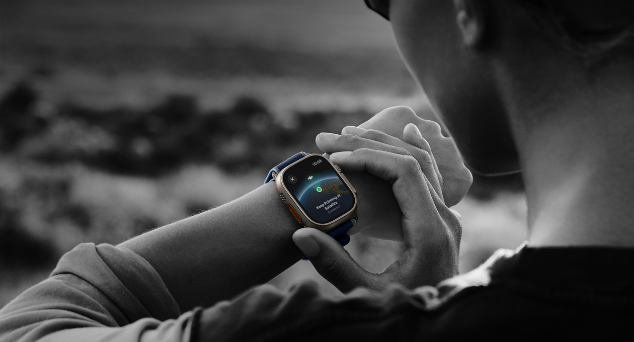 Apple Watch Ultra 3 alongside its Alpine Loop and Ocean Band straps